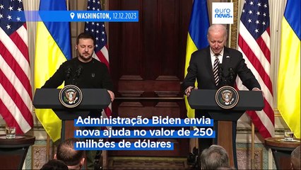 EUA anunciam último pacote de ajuda militar disponível para a Ucrânia