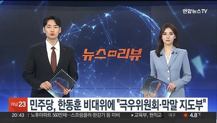 민주당, 한동훈 비대위에 "극우위원회…역대급 막말 지도부"