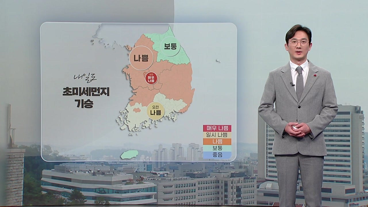 내일도 초미세먼지 기승... 주말까지 공기 탁해 / YTN