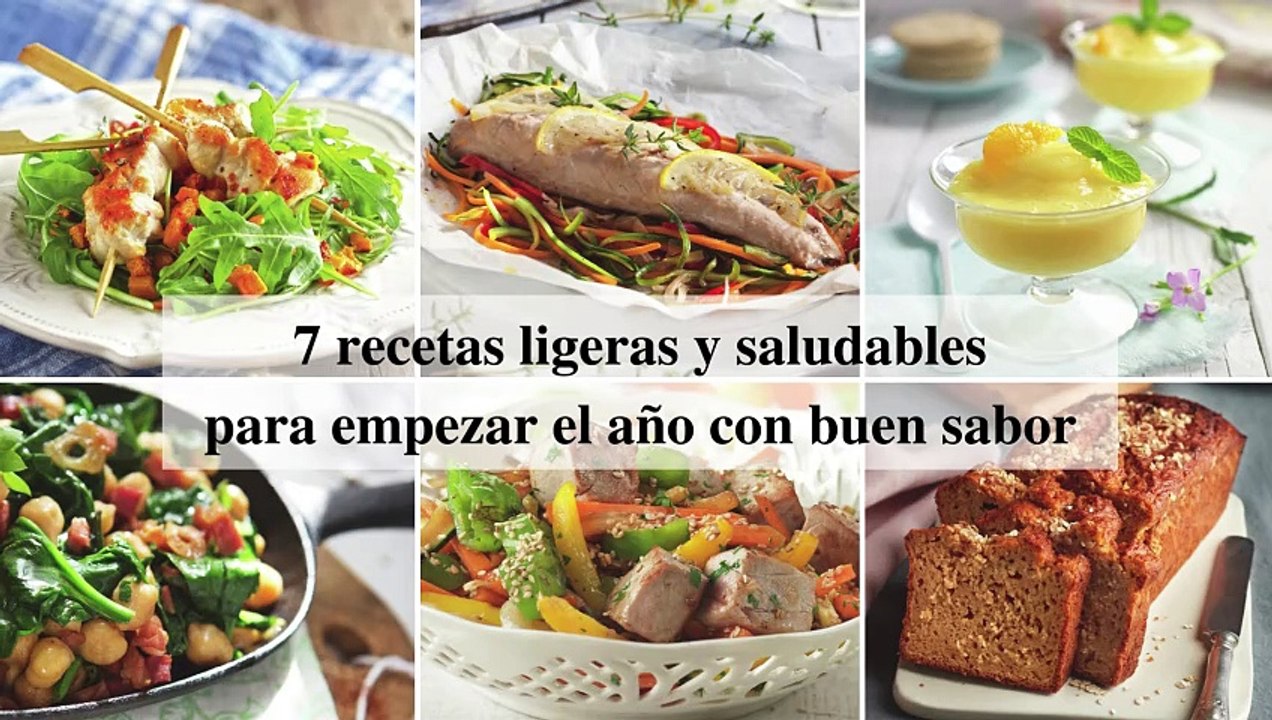 7 recetas ligeras y saludables para empezar el...
