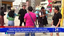 ATU: tarjetas de Metropolitano y Lima Pass ya se pueden recargar en tiendas Tambo