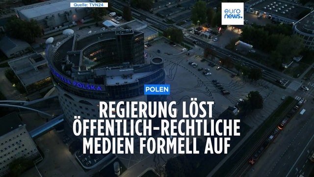 Polnische Regierung löst öffentlich-rechtliche Medien formell auf