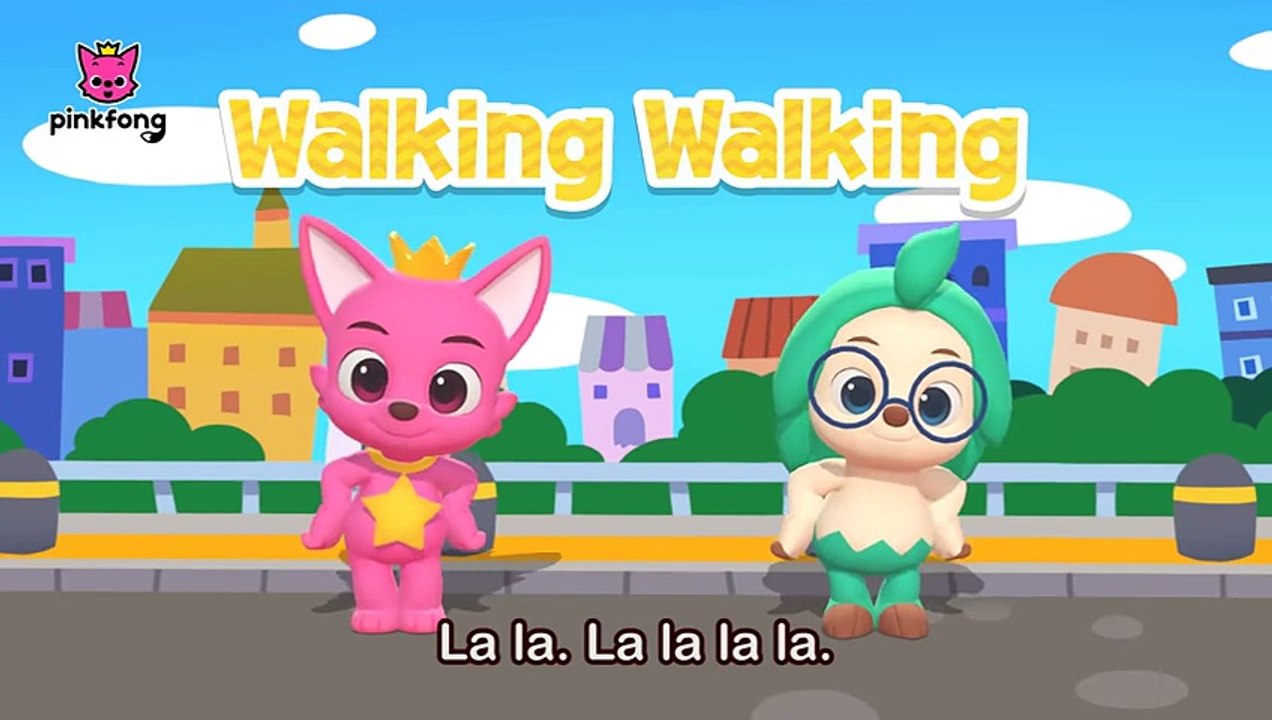 Walking Walking 3D Nursery Rhymes Dance Dance Pinkfong Songs for