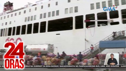 4 na biyahe ng barko, kanselado; pangamba ng ilan: Hindi umabot sa Salubong 2024 | 24 Oras