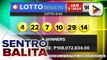 Higit P108M na premyo ng Lotto 6/42, paghahatian ng tatlong winners
