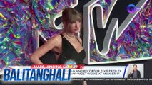 Taylor Swift, nalampasan ang record ni Elvis Presley bilang solo artist na may 