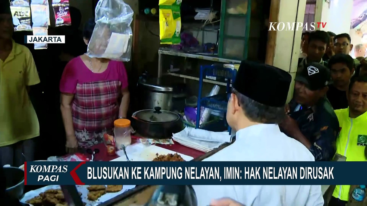 Blusukan ke Kampung Nelayan Pluit, Muhaimin Seb...