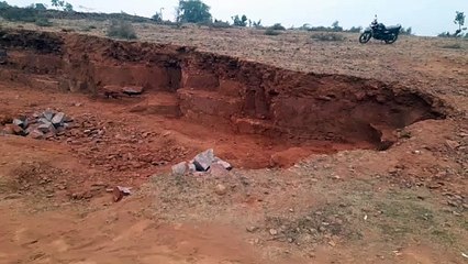 Mining mafia dug up the forest area