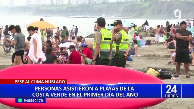 Costa Verde: miles de limeños inician el 2024 disfrutando de las playas