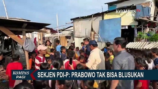 Bantah Hasto yang Sebut Prabowo Tak Bisa Blusukan, TKN: Berarti Gagasan Kami Bagus