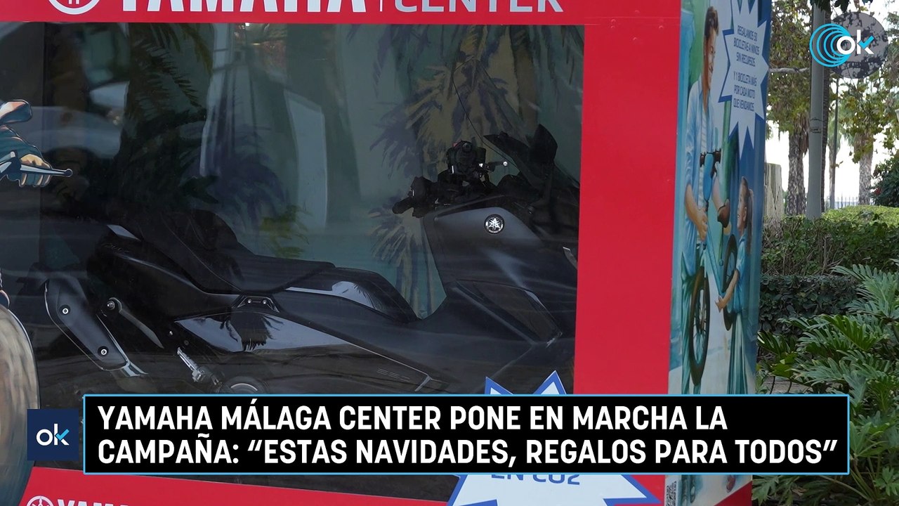 Yamaha Málaga Center pone en marcha la campaña: "Estas Navidades, regalos para todos”