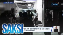 SUV, sumalpok at dumeretso sa loob ng bangko; 6 sugatan | Saksi