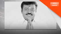 Pelakon tersohor, 'Captain' Vijayakanth meninggal dunia