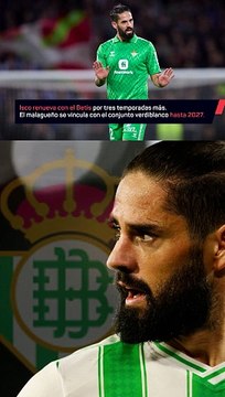 Oficial: Isco renueva hasta 2027