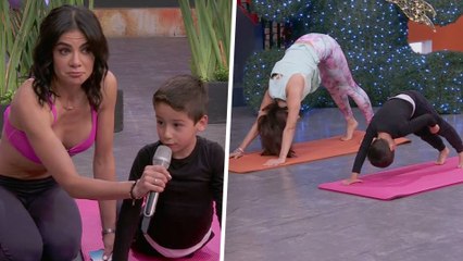 Diviértete y ponte en forma con tus hijos con la rutina de yoga para niños