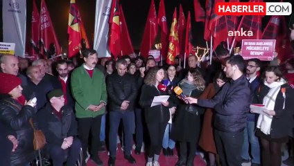 TİP Milletvekili Can Atalay'ın tahliye edilmemesi protesto edildi