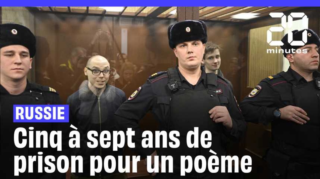 Moscou : 2 russes condamnés pour un poème hostile à l'offensive en Ukraine