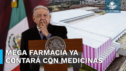 “Superfarmacia” contará con medicinas y entrará en operación “mañana mismo”, afirma AMLO