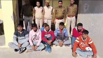 कार्रवाई: आधा दर्जन बदमाशों को  पुलिस ने किया गिरफ्तार, देखे वीडियो