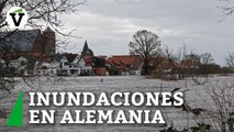 Así se encuentra Verden an der Aller (Alemania) tras las inundaciones