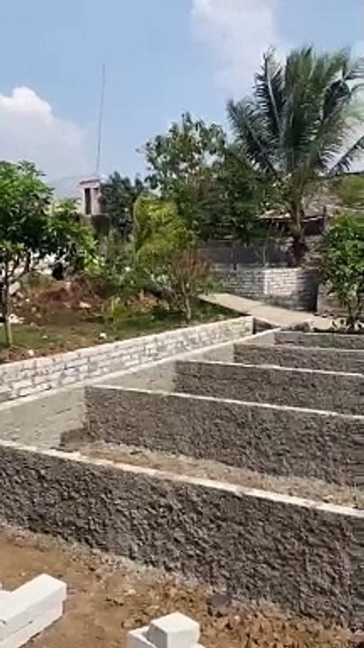 Proses pembuatan kolam TANAH semi BETON❗Design layout kolam kalian serapih mungkin senyaman mungkin