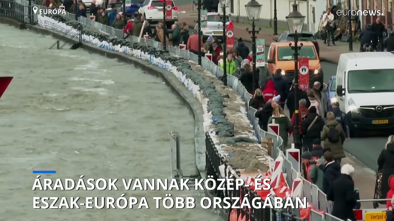 Európa több országában súlyos árvízhelyzet van