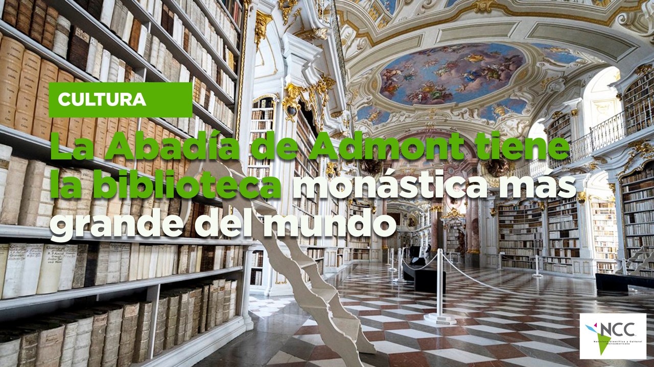 La Aba­día de Ad­mont tie­ne la bi­blio­te­ca mo­nás­ti­ca más gran­de del mun­do