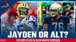 Should Patriots Draft QB Jayden Daniels or LT Joe Alt?