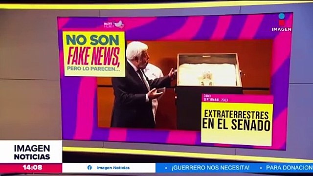 Jaime Maussan presenta supuestos restos extraterrestres en el Senado