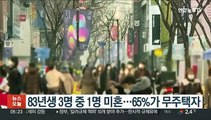 83년생 3명 중 1명 미혼…65%가 무주택자