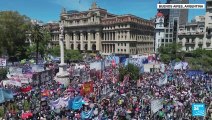 Argentina: protestas contra las reformas de Javier Milei en menos de un mes de Gobierno