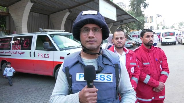 كاميرا العربية ترصد الأوضاع داخل مستشفى الأمل التابع للهلال الأحمر الفلسطيني