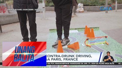 Kampanya kontra-drunk driving, isinagawa sa Paris, France | UB
