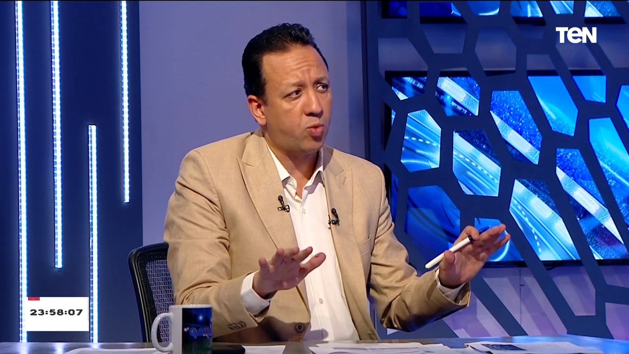 أبو الدهب يفاجئ إسلام صادق ورضا عبد العال ويتحدث بالألمانية على الهواء