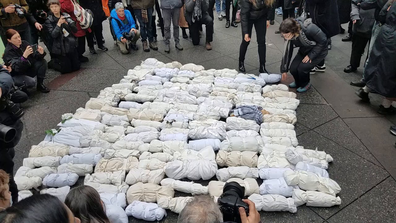 Silent Processional for Gazan Children