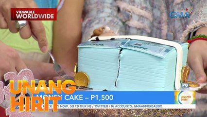 Cakes na maghahatid ng suwerte ngayong 2024?! | Unang Hirit