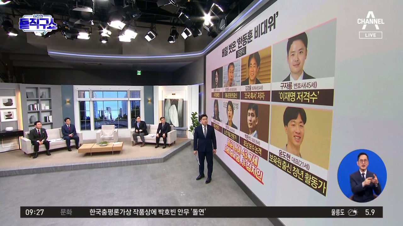 베일 벗은 한동훈 비대위…‘젊은 비정치인’ 중심