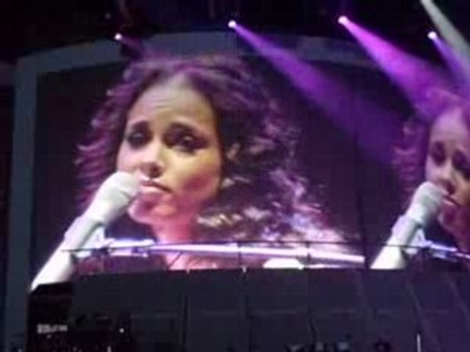 Concert d' Alicia Keys à Bercy, le 27 Mars 2008