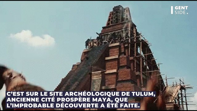 Des archéologues découvrent une chambre funéraire Maya secrète, à Tulum au Mexique
