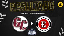 Resumen Gigantes del Cibao vs Leones del Escogido | 28 dic  2023 | Round Robin Lidom