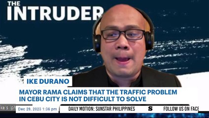 Mayor Rama claims that the traffic problem in Cebu City is not difficult to solve
