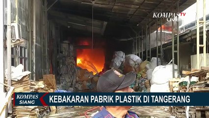 Pabrik Plastik di Kawasan Industri Akong Terbakar, Satu Karyawan Terluka