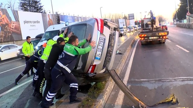 Sarıyer'de kaza: Bir asker yaralandı