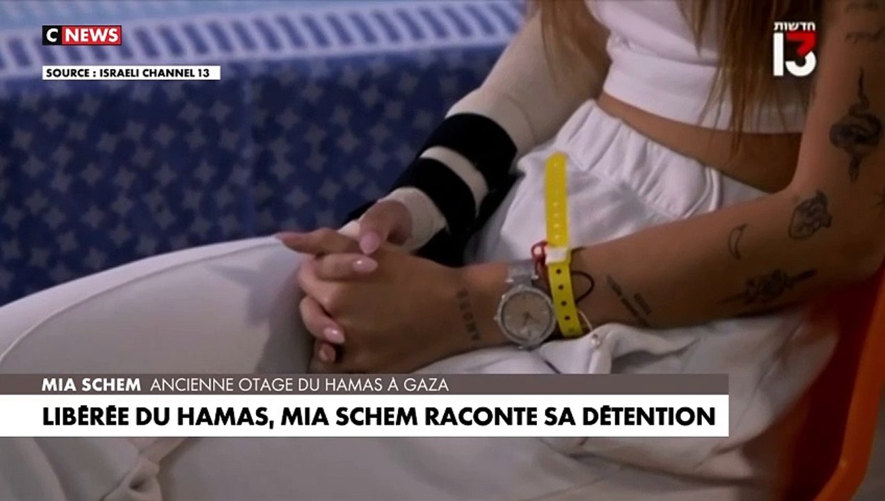 Mia Schem, ex-otage franco-israélienne du Hamas, s'exprime pour la première fois à la télévision depuis sa libération et raconte sa détention à Gaza: "J’ai vécu un holocauste" - Regardez
