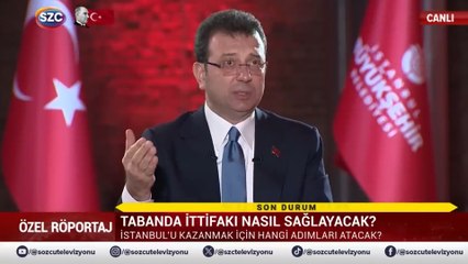 İmamoğlu'ndan Erdoğan taklidi