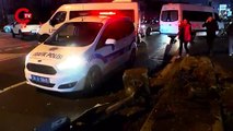 Sarıyer'de feci kaza... Servis minibüsü askeriye aracına çarptı: 1 asker yaralandı!
