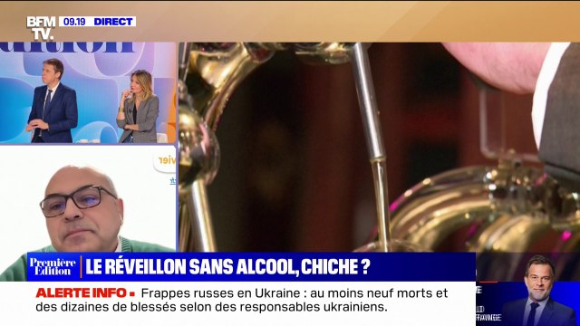 Réveillon sans alcool: 1 verre d'alcool ça demande à votre foie 2 heures pour être éliminé indique Mickaël Naassila, président de la Société Française d'Alcoologie