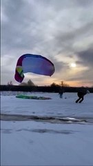 Un tour en parachute très rapide