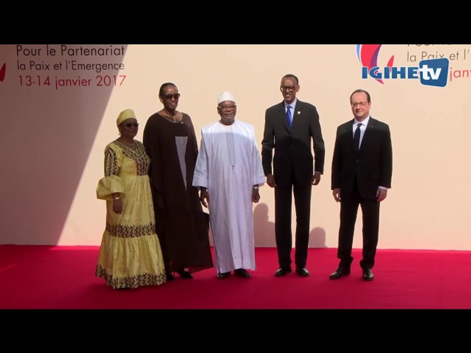 President Kagame and First Lady Jeannette Kagame attend the Africa France Summit in Mali