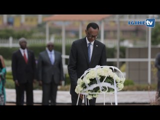 Perezida Kagame yashyize indabo ku kimenyetso cy'ubutwari (01 Gashyantare 2017)